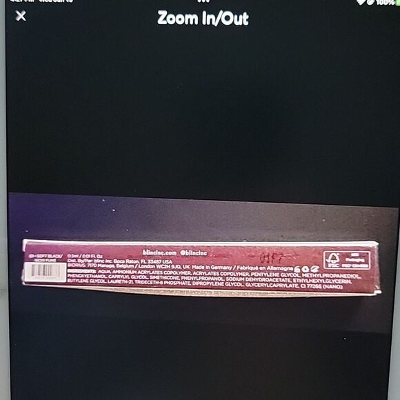 New Blinc Liquid Eyeliner Pen in Soft Black Tubing Water-Resistant Eyeliner - Picture 5 of 11